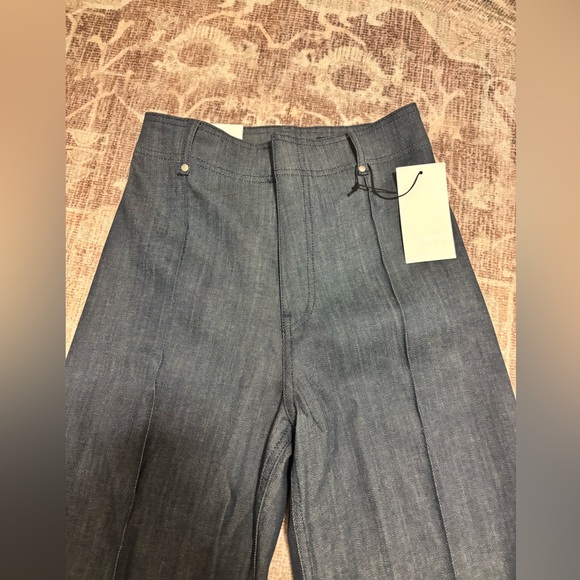 Zara Dark Blue Wide Leg Jeans, size 4 - Picture 7 of 8